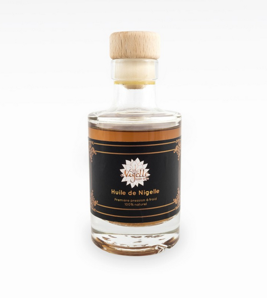 Huile de Nigelle 100 ml Première pression à froid,100 % naturel Flacon de 100 ml environ